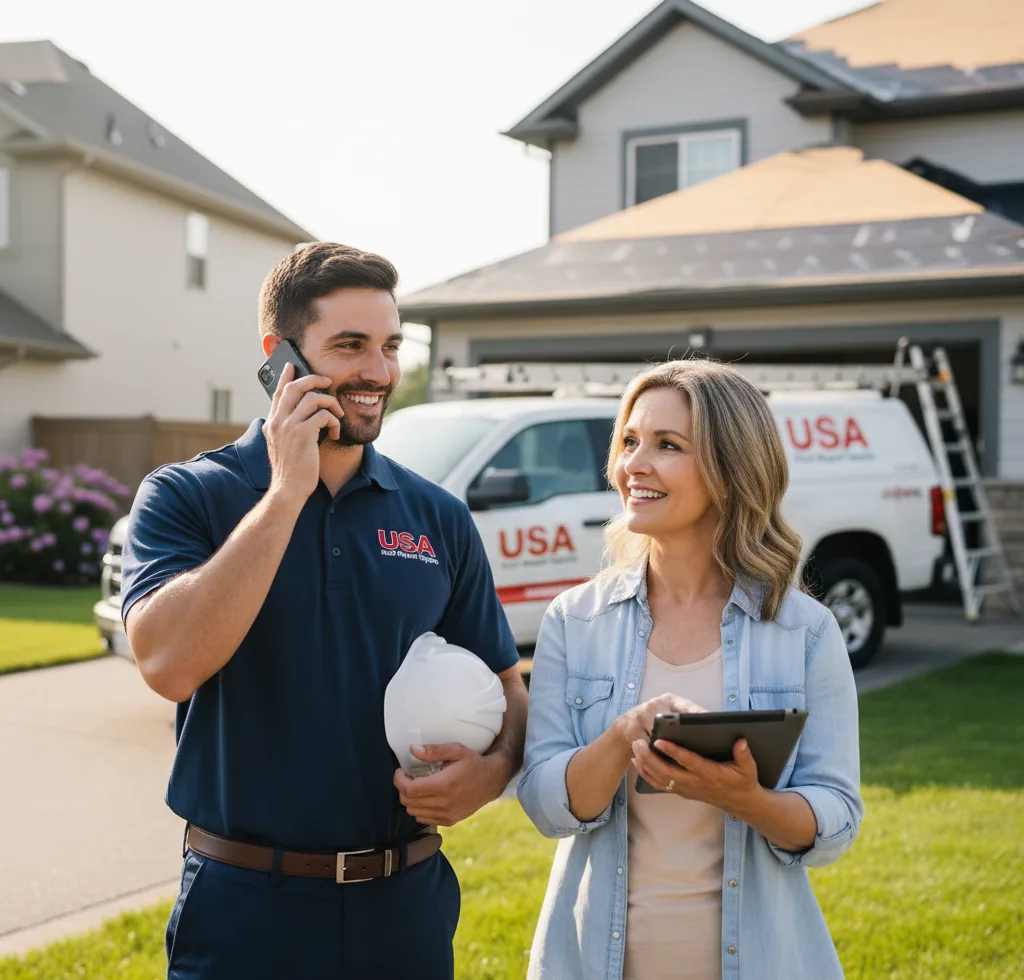 USA Roof Repair Experts customer support in Winchester